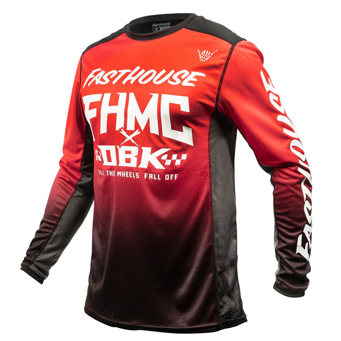 Fasthouse Twitch Jersey - Red-Black