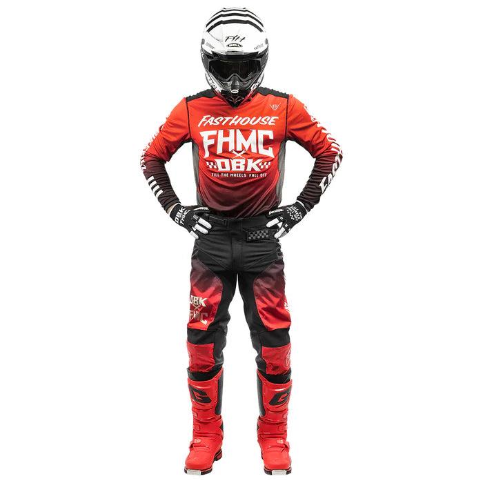 Fasthouse Twitch Jersey - Red-Black