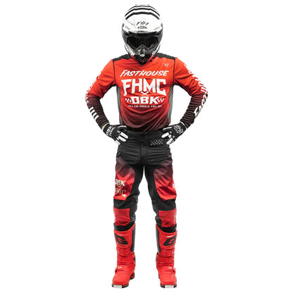 Fasthouse Twitch Jersey - Red-Black