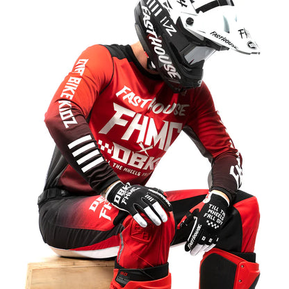 Fasthouse Twitch Jersey - Red-Black