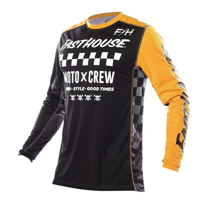 Fasthouse Grindhouse Alpha Jersey - Black-Amber