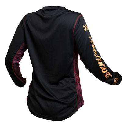 Fasthouse Grindhouse Golden Script Jersey - Womens - Black
