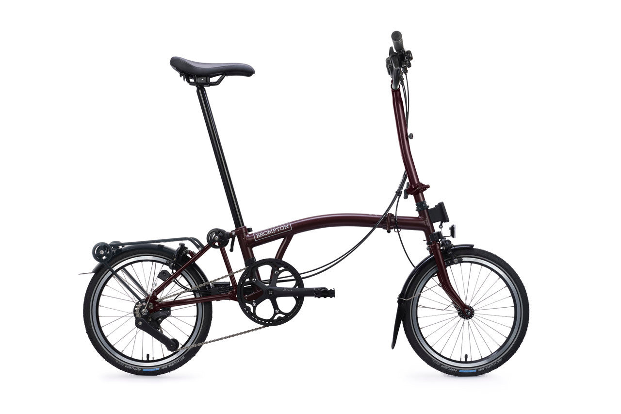 Brompton C Line 12-Speed - Plum Red