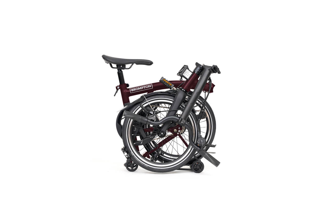 Brompton P Line 12-Speed - Plum Red