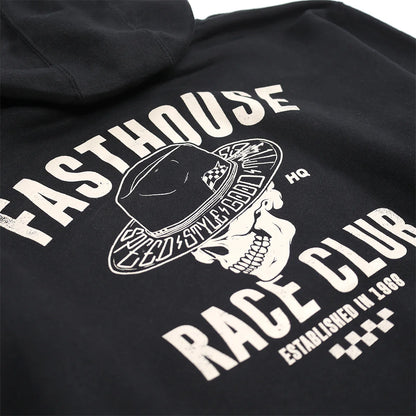 Fasthouse HQ Club Hooded Pullover - Black