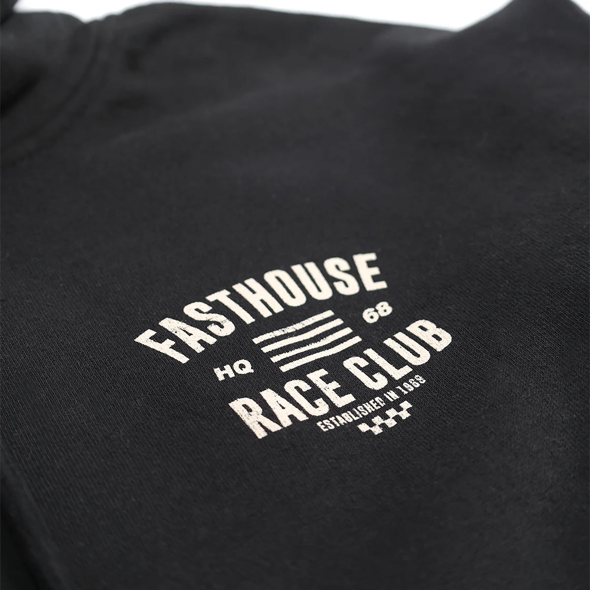 Fasthouse HQ Club Hooded Pullover - Black