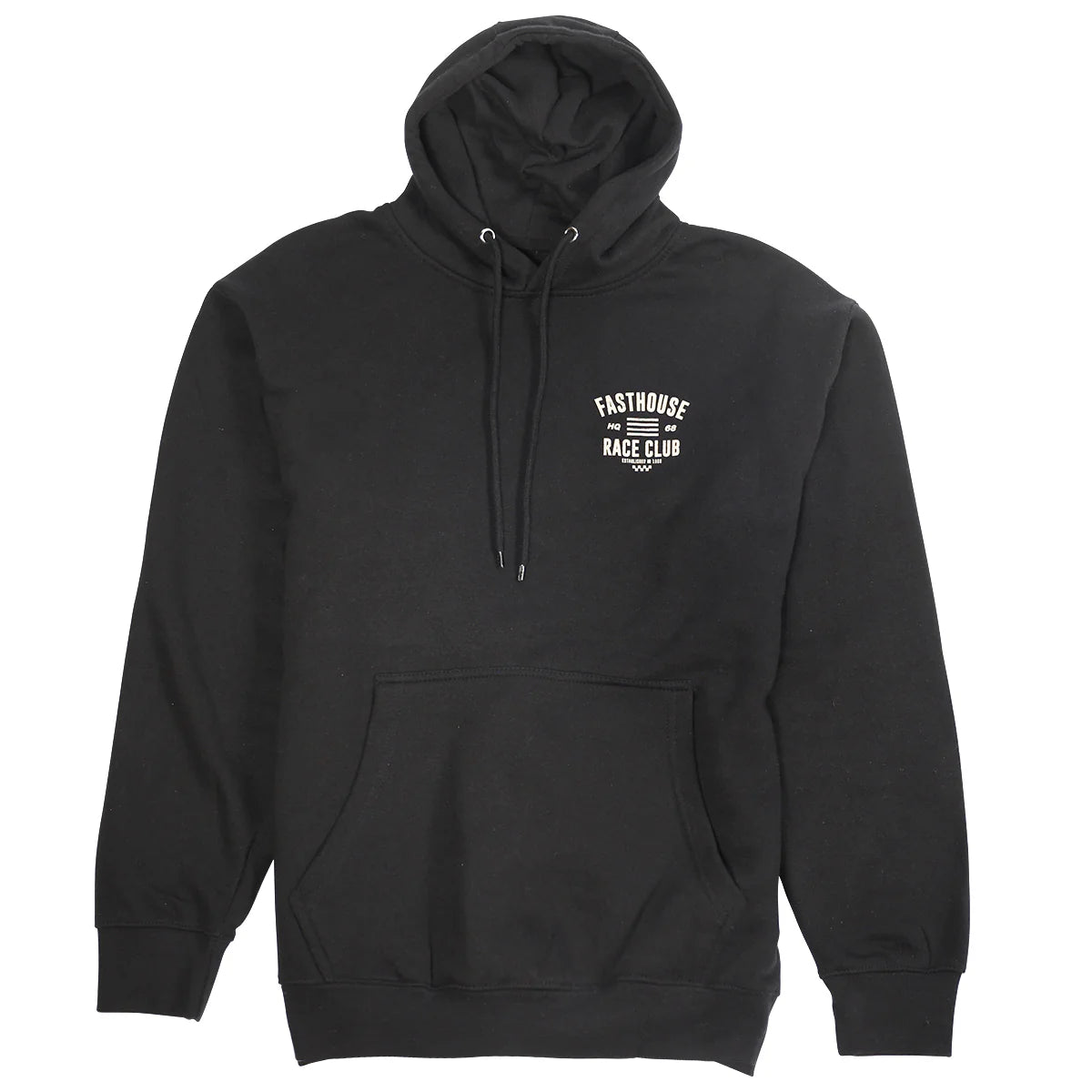 Fasthouse HQ Club Hooded Pullover - Black