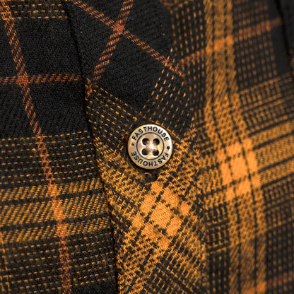 Fasthouse Honey Flannel Shirt - Womens - Gold-Black