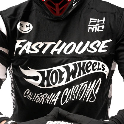 Fasthouse Grindhouse Hot Wheels Jersey - Youth - Black