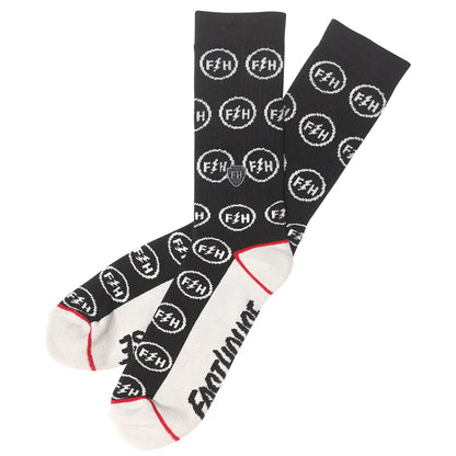 Fasthouse Icon Sock - Black-White