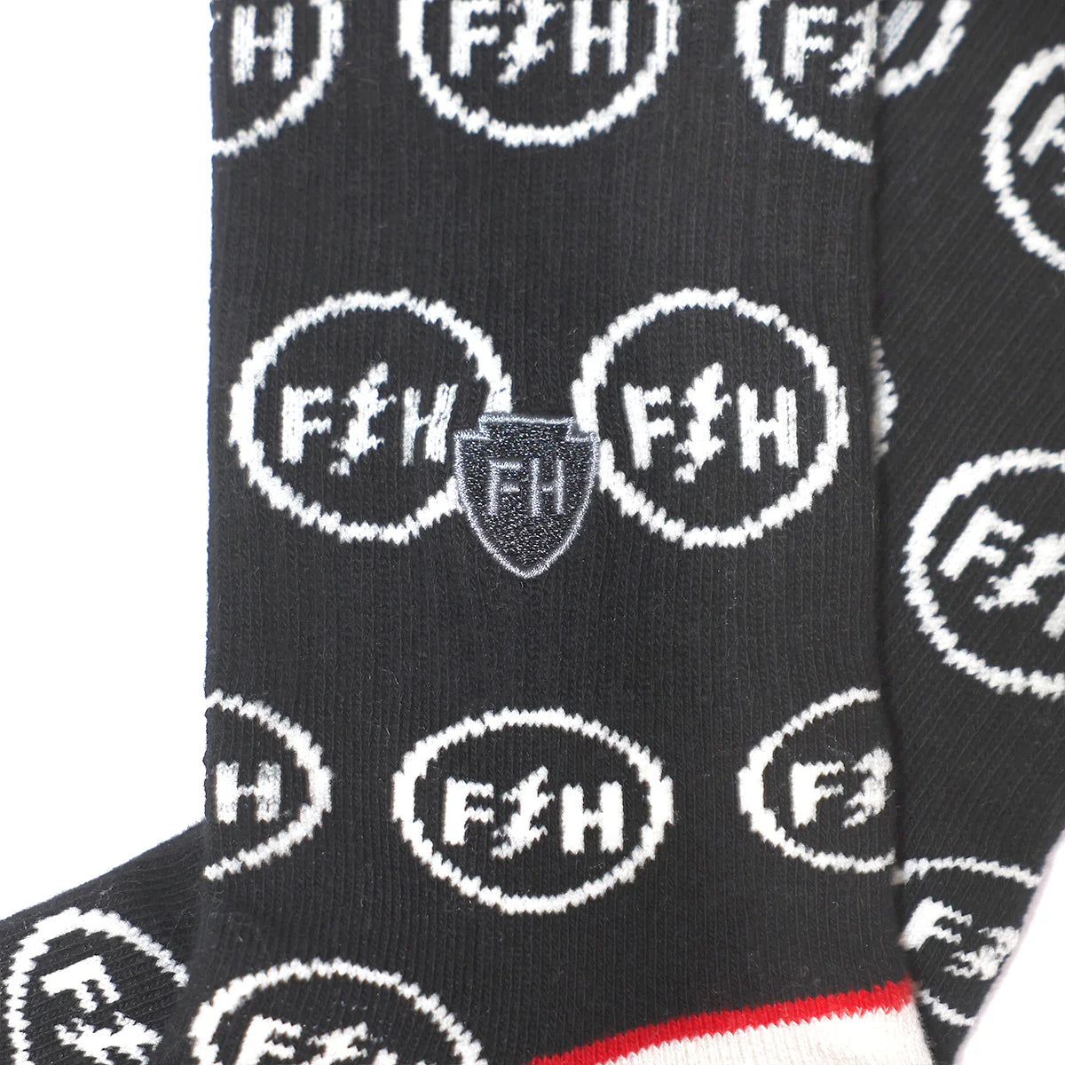 Fasthouse Icon Sock - Black-White