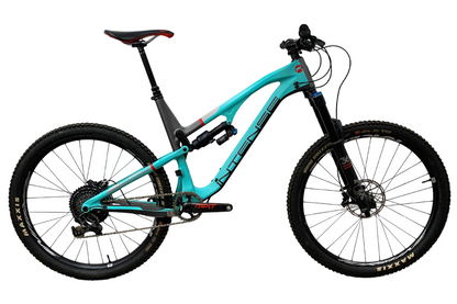 Intense Recluse 27.5 -  Elite Build - Gray-Turquoise - Large - Demo