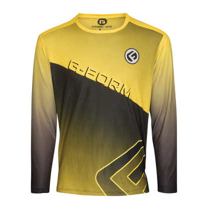 G-Form Podium Long Sleeve MTB Jersey - Race Yellow