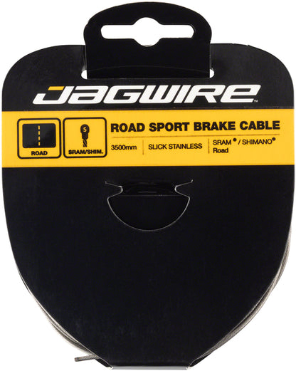 Jagwire Sport Slick Stainless Road Brake Cable - Silver