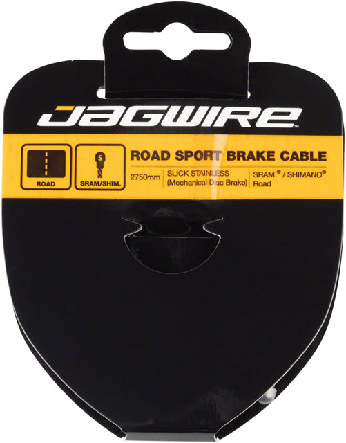 Jagwire Sport Slick Stainless Road Brake Cable - Silver