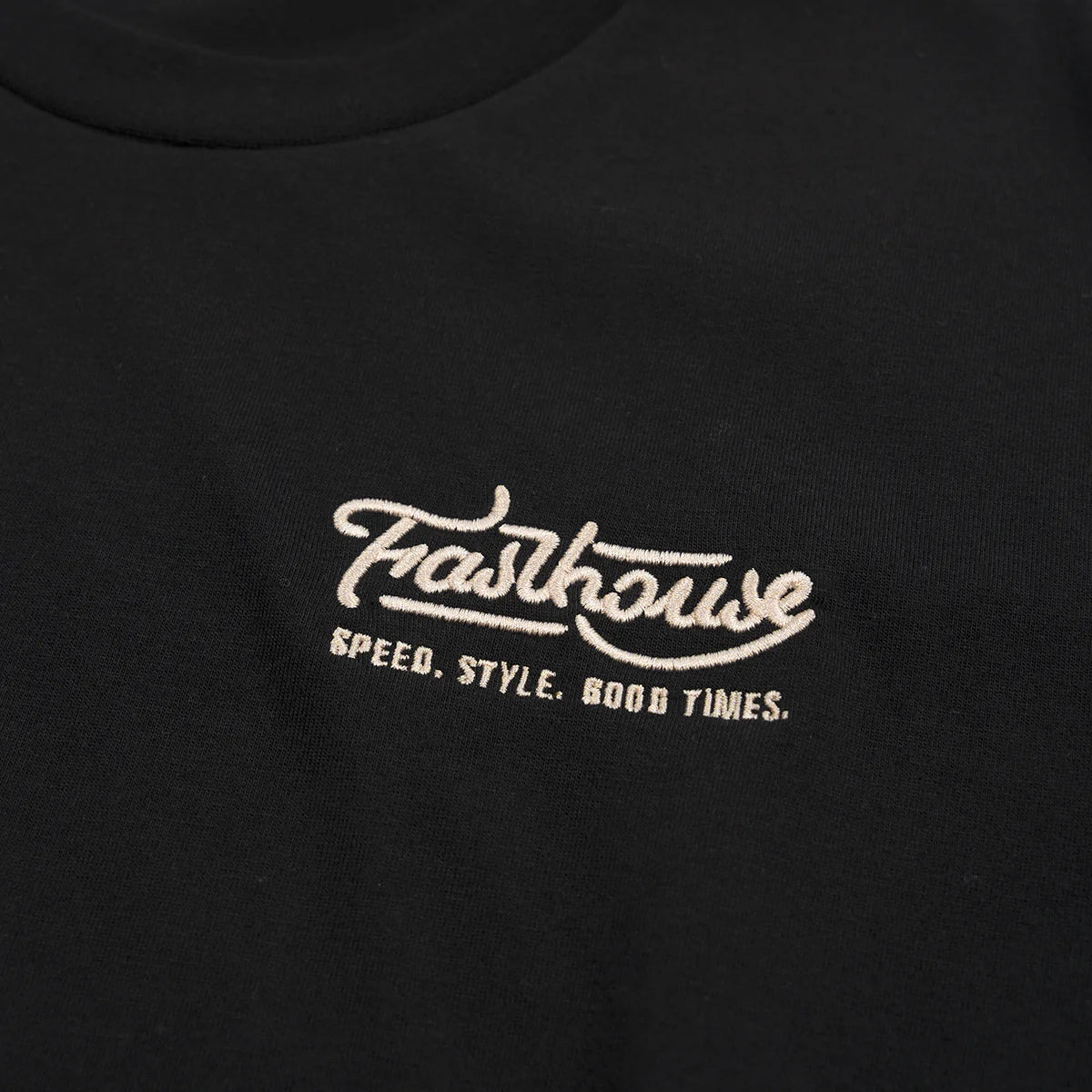 Fasthouse Jailbreak Stripe Long Sleeve Tee - Youth - Black