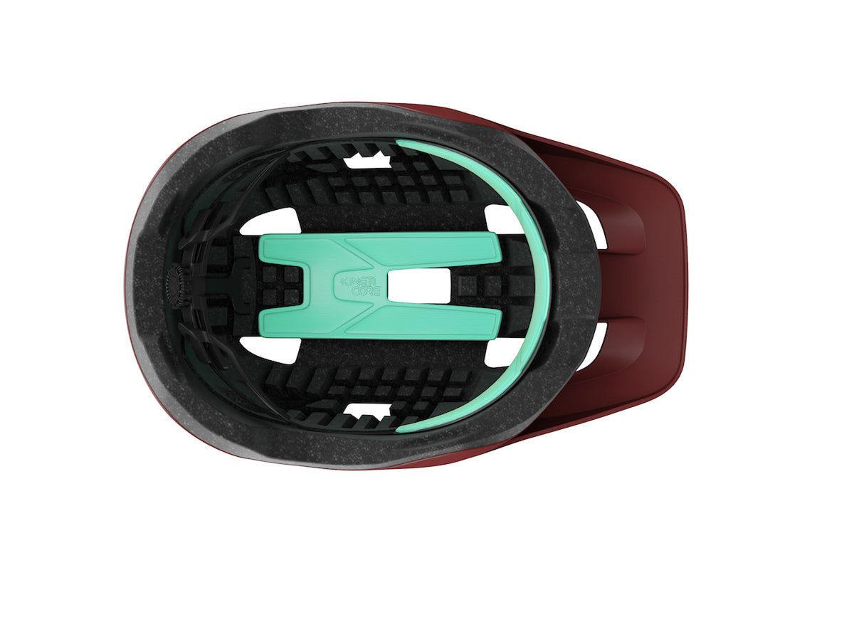 Lazer Lupo Kineticore MTB Helmet - Matte Maroon