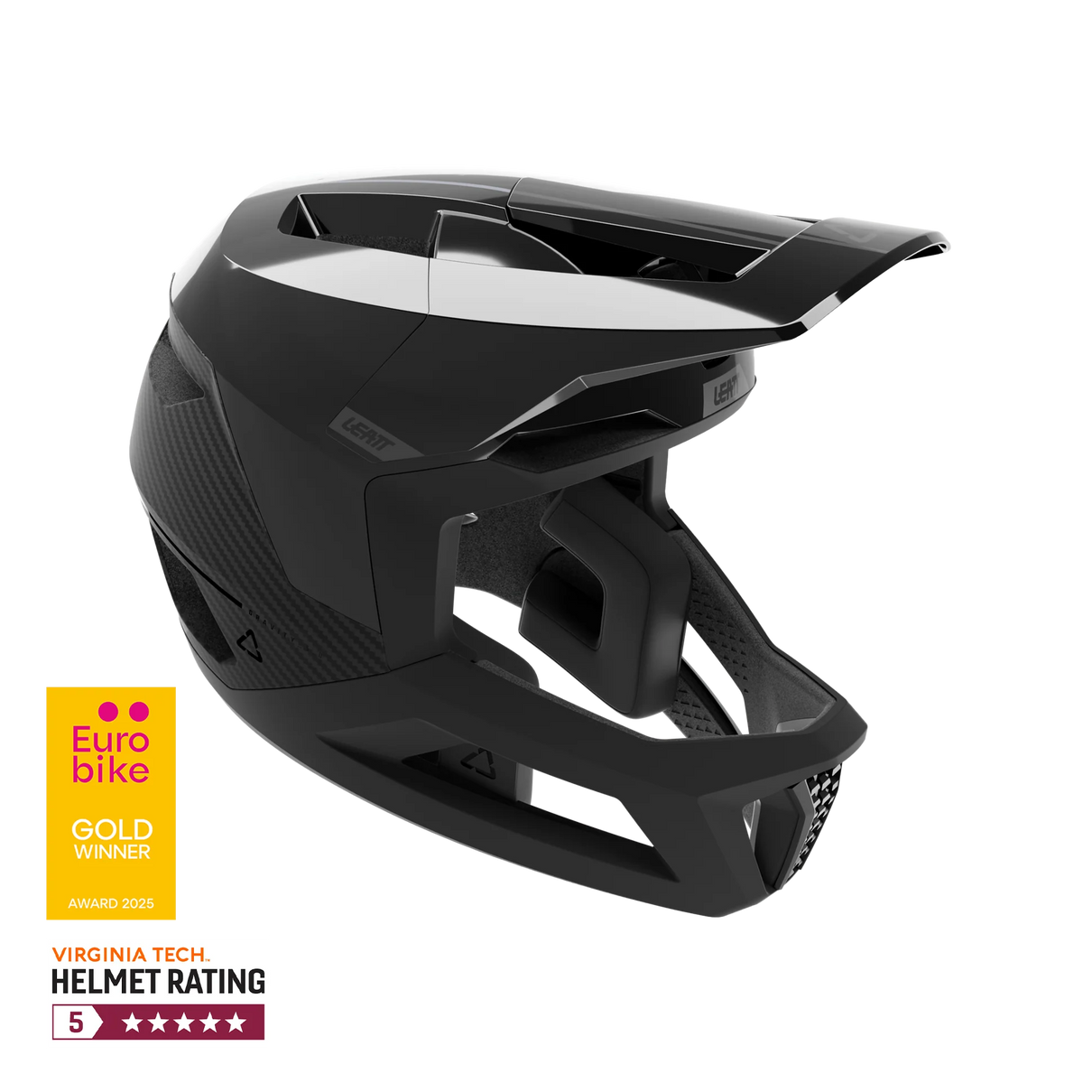 Leatt MTB Gravity 5.0 Full Face Helmet - Black