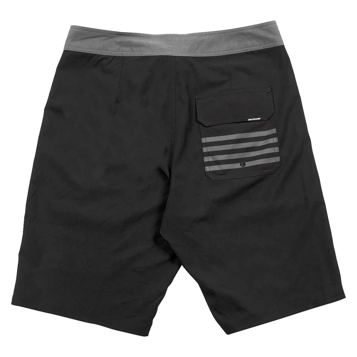 Fasthouse Legend 21" 3 Pocket Solid Boardshort - Black