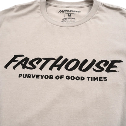Fasthouse Logo Tee - Light Gray