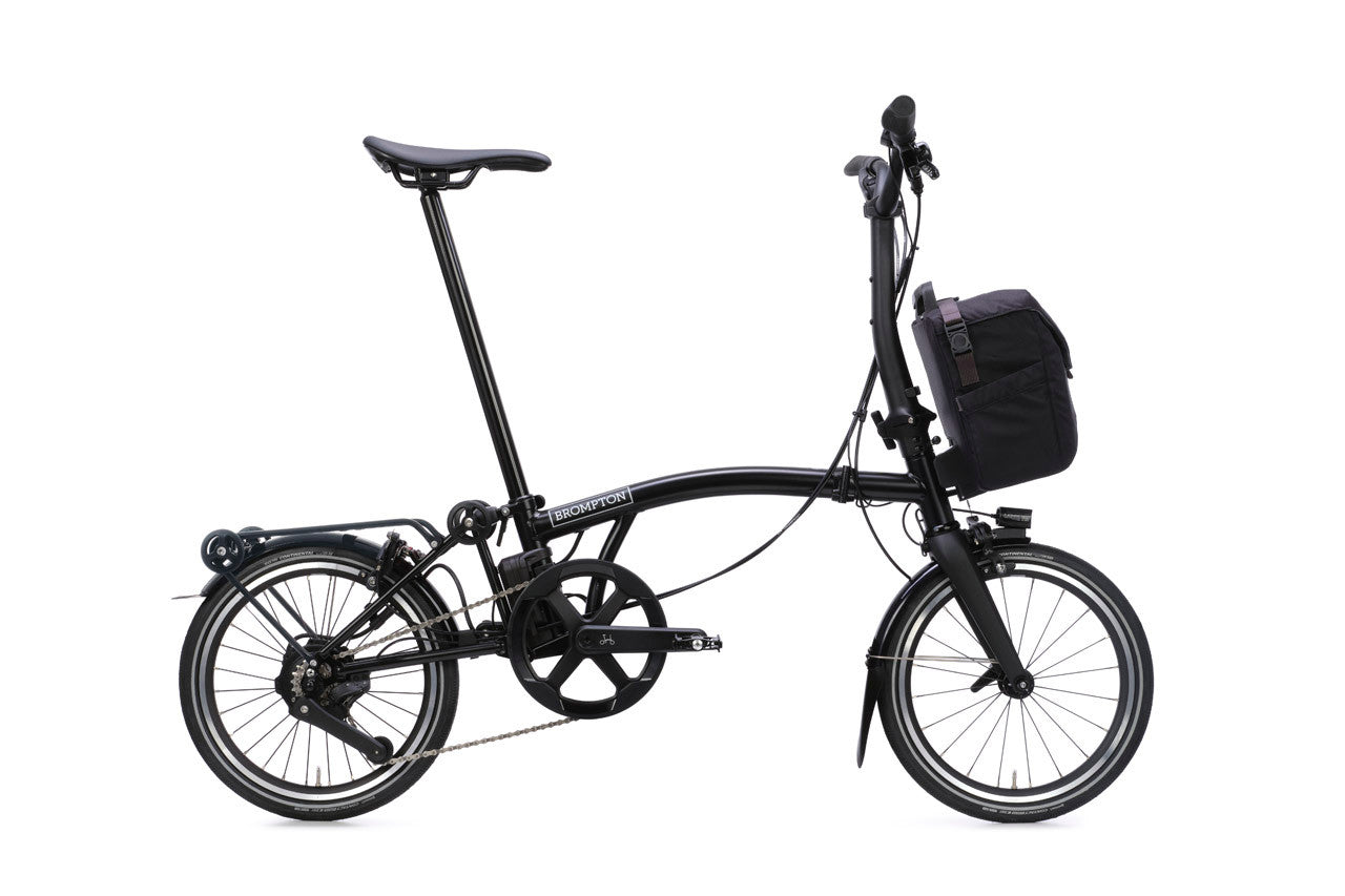 Brompton Electric P Line 4-Speed - Matt Black