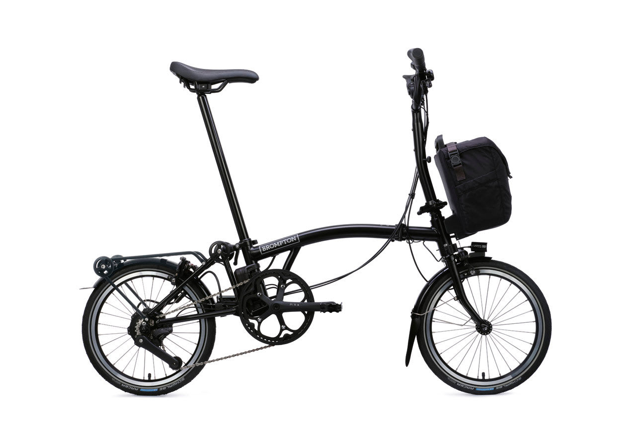 Brompton Electric C Line 4-Speed - Matt Black