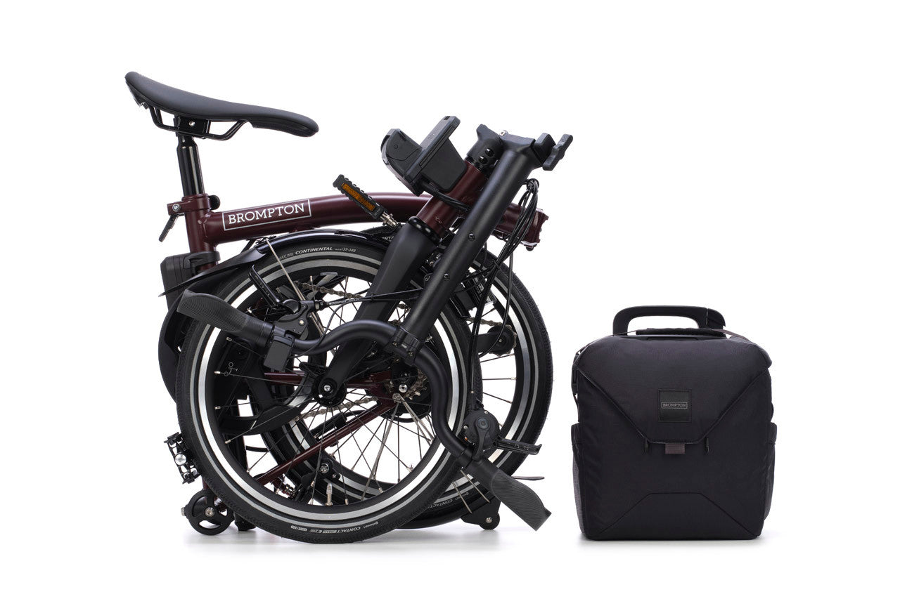 Brompton Electric P Line 4-Speed - Plum Red
