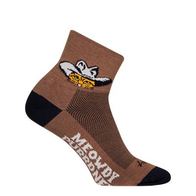 SockGuy Classic 3" Cuff Sock - Meowdy