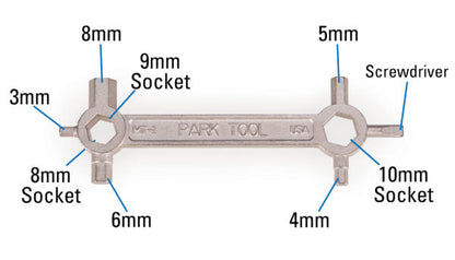 Park Tool Multi-Tool MT-1 - Silver
