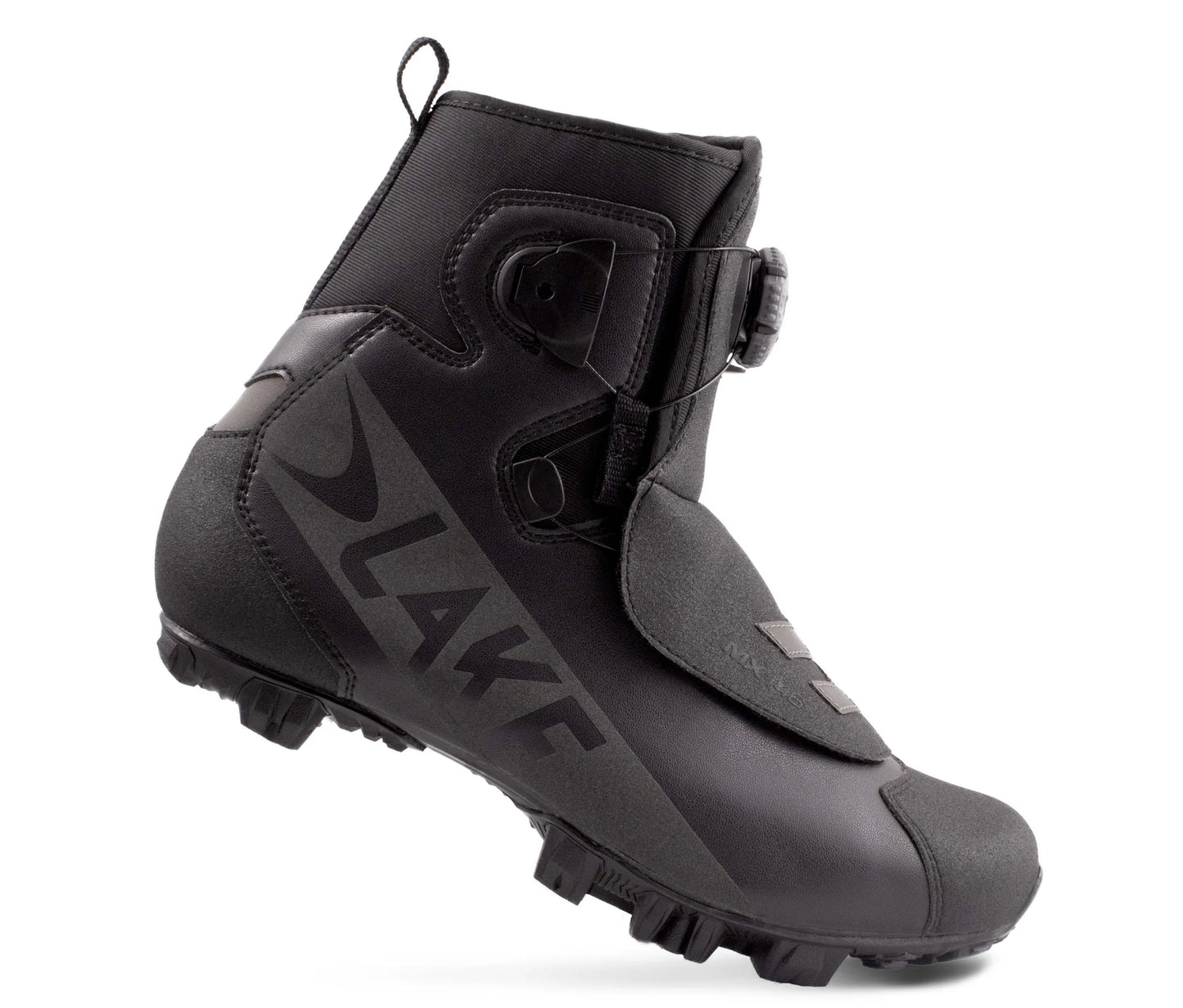 Lake MX146 SPD Winter Boot - Wide - Black-Black Reflective