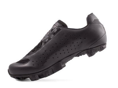 Lake MX177 MTB Shoe - Black-Black Reflective