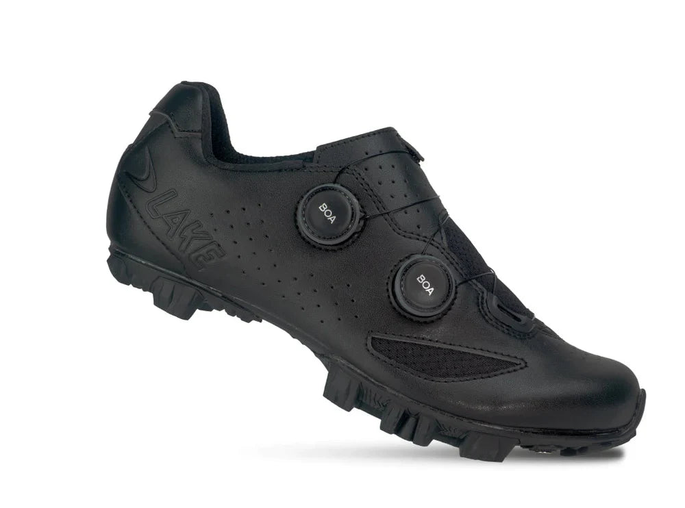 Lake MX190 MTB Shoe - Wide - Black