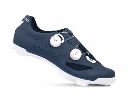 Lake MX239 Gravel Shoe - Wide - Navy-White