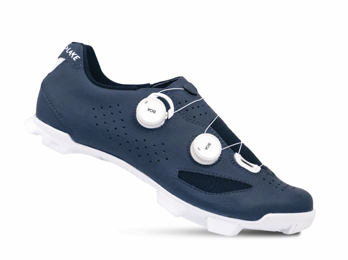 Lake MX239 Gravel Shoe - Navy-White
