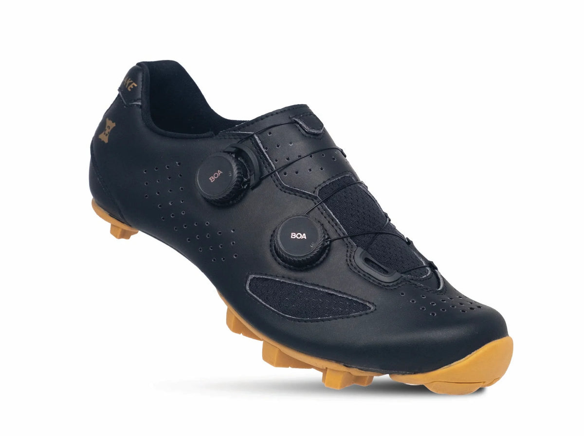 Lake MX239 Gravel Shoe - Black-Gold