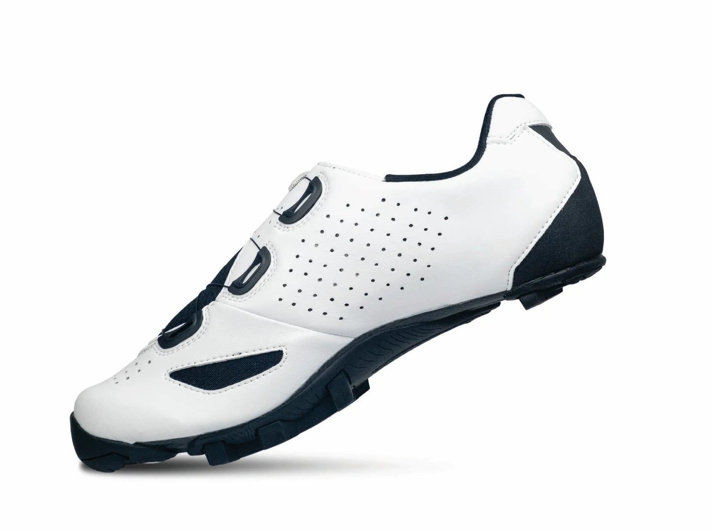Lake MX239 Gravel Shoe - Wide - White-Black