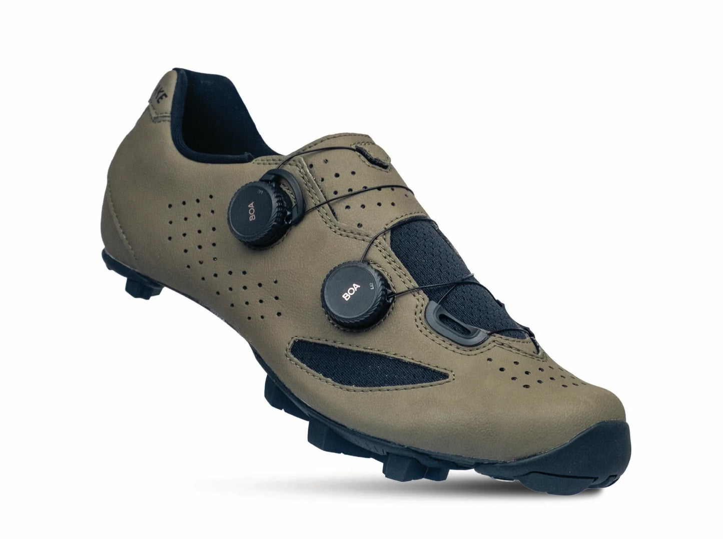 Lake MX239 Gravel Shoe - Wide - Stone-Black