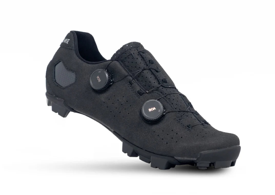 Lake MX333 MTB Shoe - Black-Silver