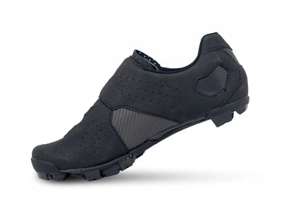 Lake MX333 MTB Shoe - Wide - Black-Silver
