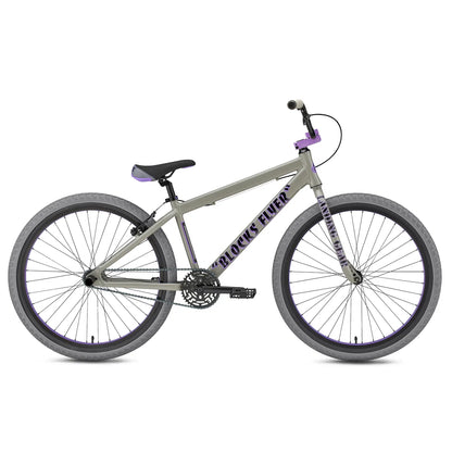 SE Bikes Blocks Flyer 26 - Matte Gray-Purple