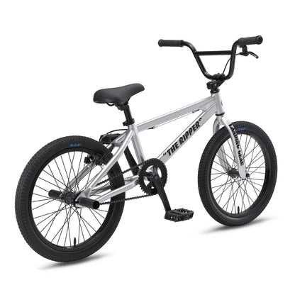 SE Bikes Ripper 20" BMX - Iced Out Silver
