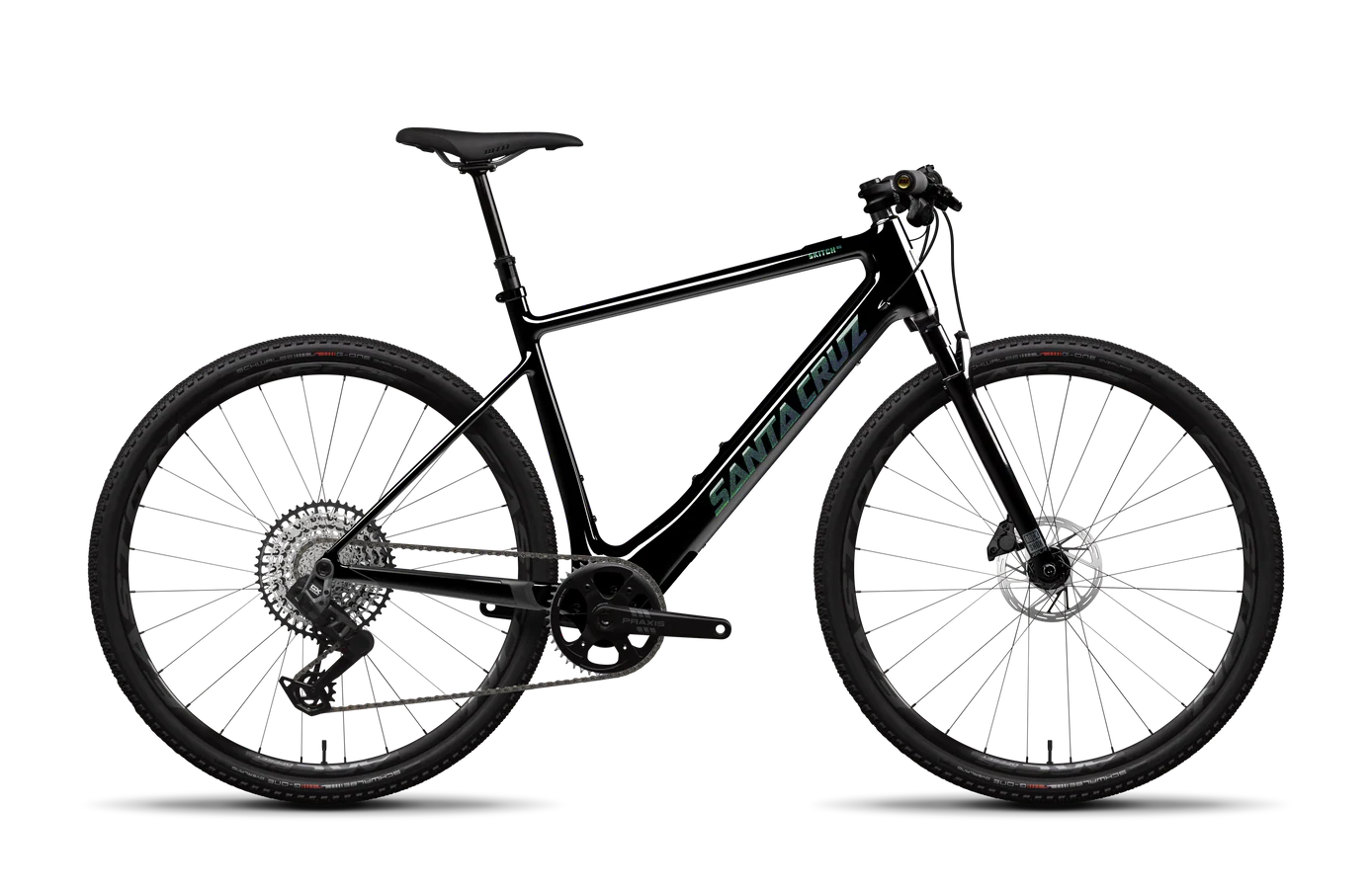 Santa Cruz Skitch CC 700c - GX AXS Flat Bar - 430Wh - Gloss Black - 2026