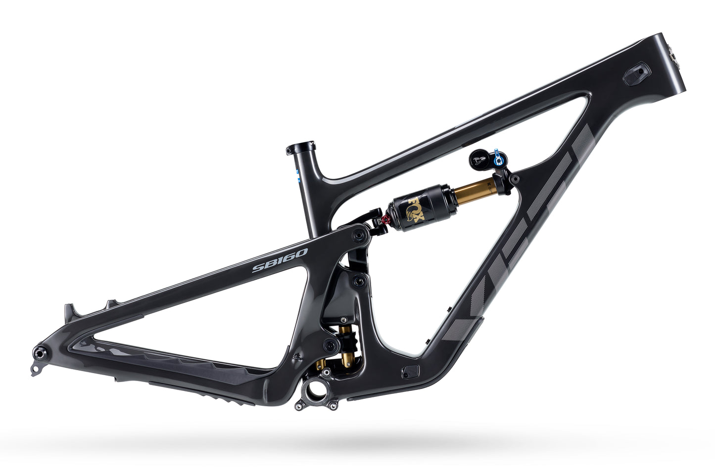 Yeti SB160 Carbon Frame - X2 Factory - Raw Carbon