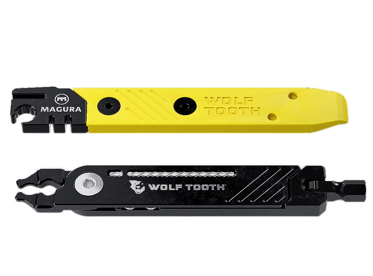 Magura Disc Brake Tool Tire Lever and Wolf Tooth 8-Bit Pliers