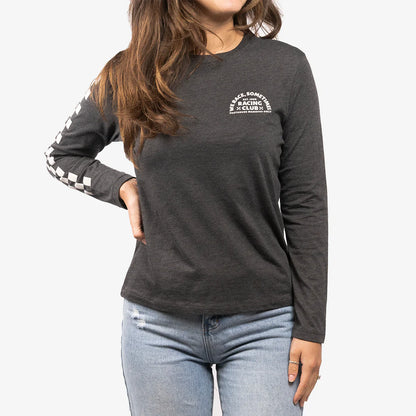 Fasthouse Members Only Long Sleeve Tee - Womens - Dark Heather