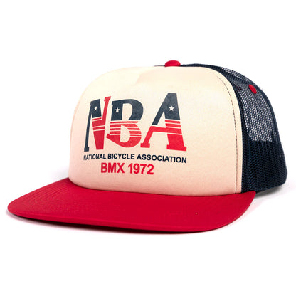Fasthouse NBA BMX 1972 Trucker Hat - Red-Cream