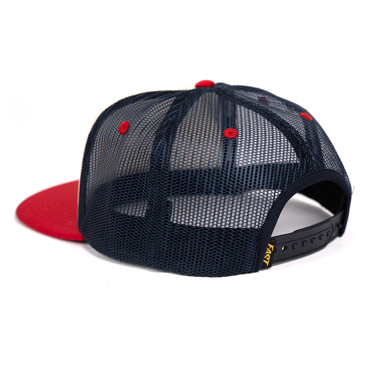 Fasthouse NBA BMX 1972 Trucker Hat - Red-Cream