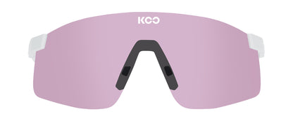 Koo Nova Sunglasses - White Matt-Photocromic Pink