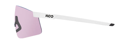 Koo Nova Sunglasses - White Matt-Photocromic Pink