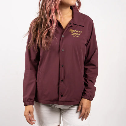 Fasthouse Novel Coaches Jacket - Womens - Maroon
